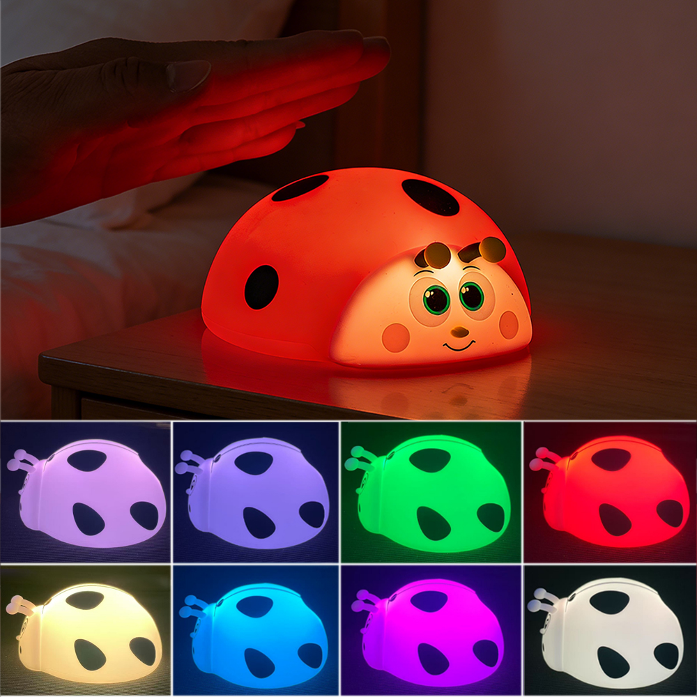 Baby Nursery Table Lamp - Night Light Silicone Nursery Sleeping Lamp