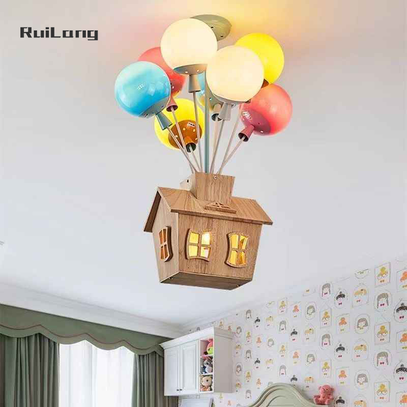 Baby Nursery Yellow - Kids Room Chandelier for Bedroom Children's