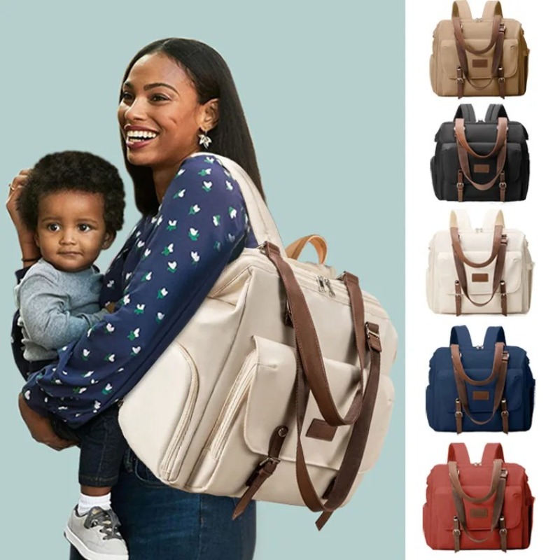 Baby Nursery Backpack - Baby Diaper Bag Backpack Waterproof Mummy