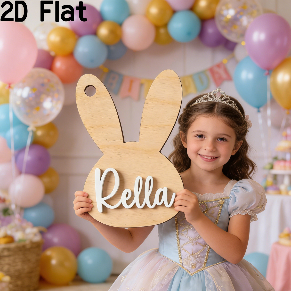 Animals Baby Nursery - 1Pc Custom Cute Animal Rabbit Wooden