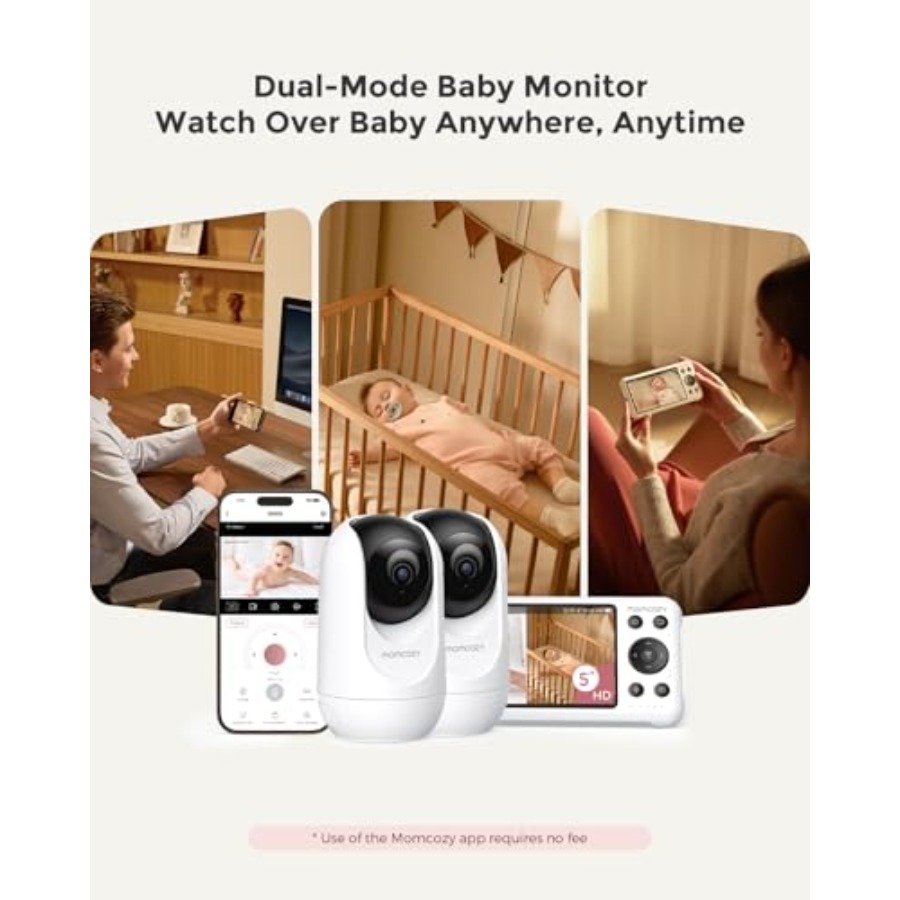Smart WiFi baby monitor for ho - Baby Monitor Split Screen avis et prix