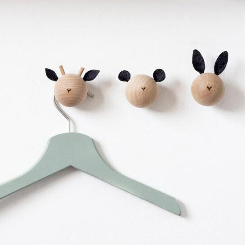 Modern Minimalist Wooden Hook  - Baby Nursery Hooks avis et prix