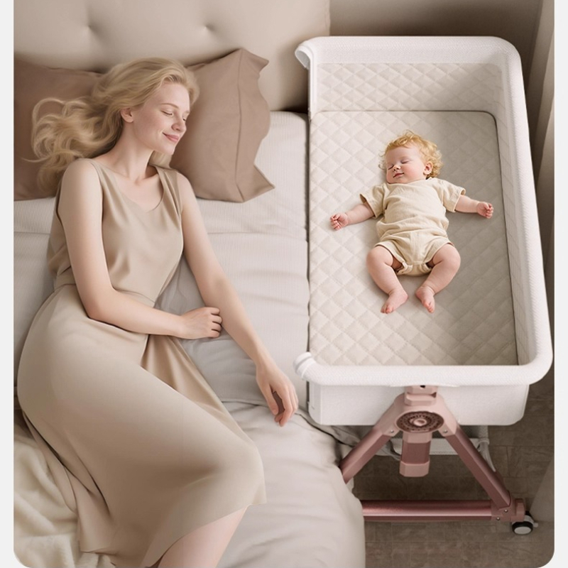 Baby Crib, Portable Splicing,  - Bassinet Bedside Sleeper avis et prix