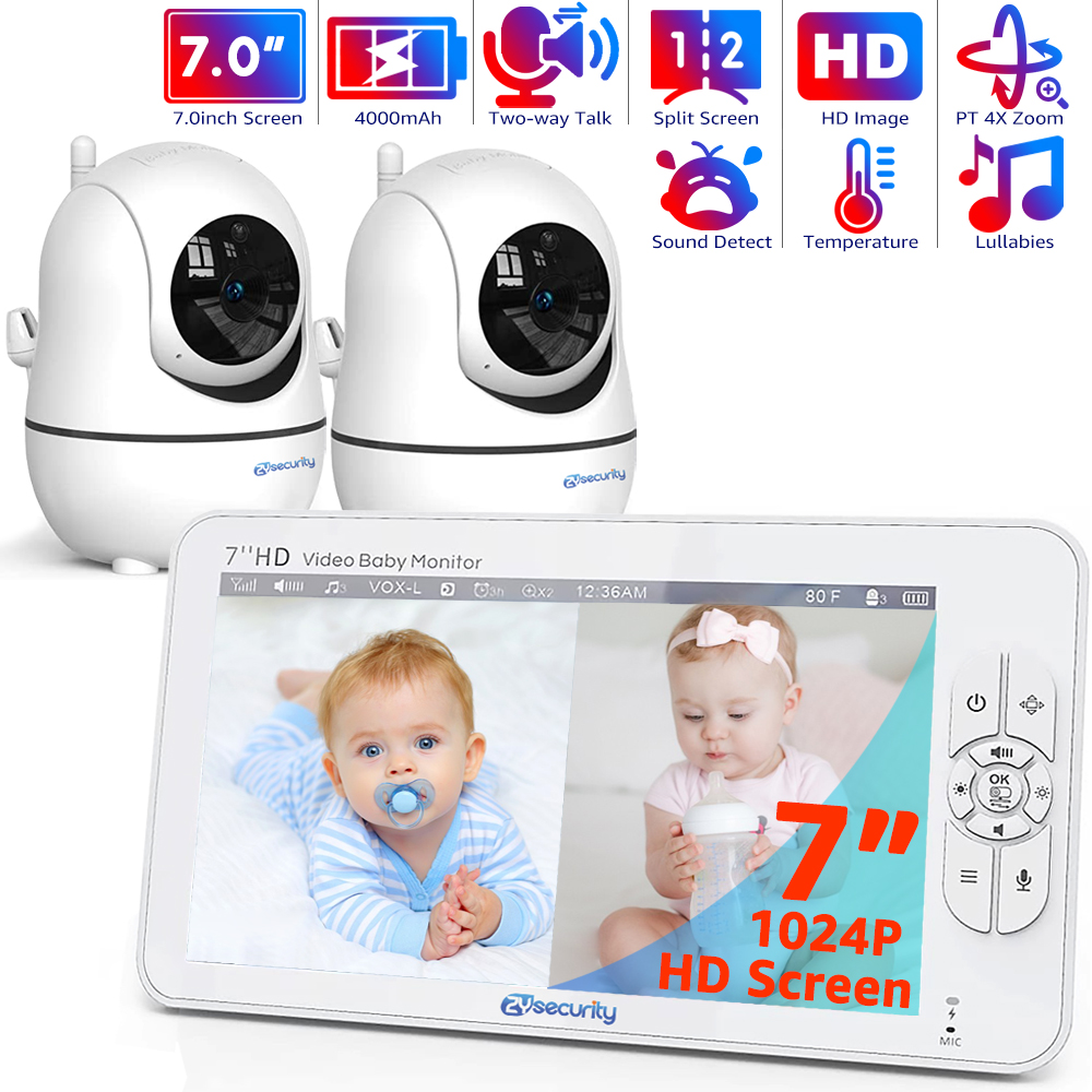 7.0 inch Video Baby Monitor HD - Baby Monitor Split Screen avis et prix