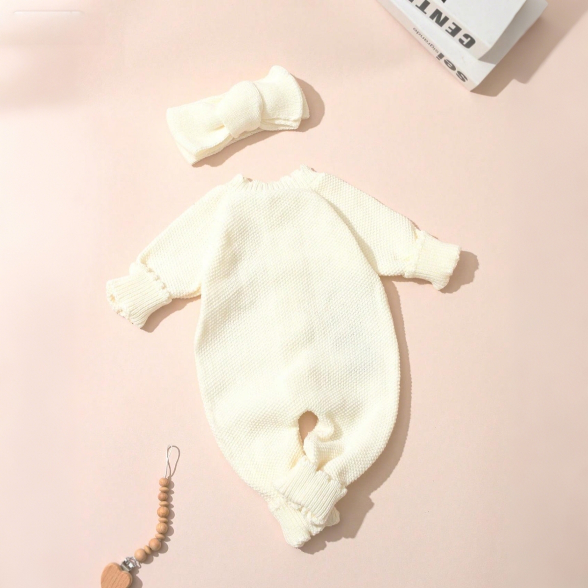 2PCS Infant Girl Cream Knit Co - Baby Nursery Accessories avis et prix