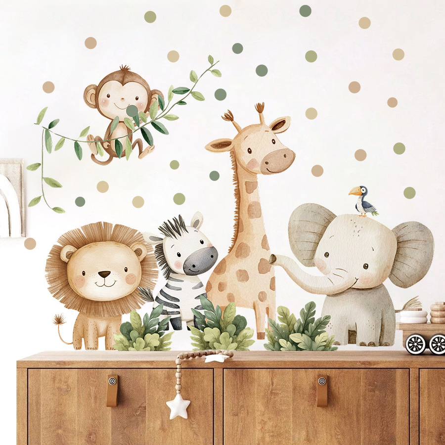 Boho Forest Animals Wall Stick - Baby Nursery Accessories avis et prix