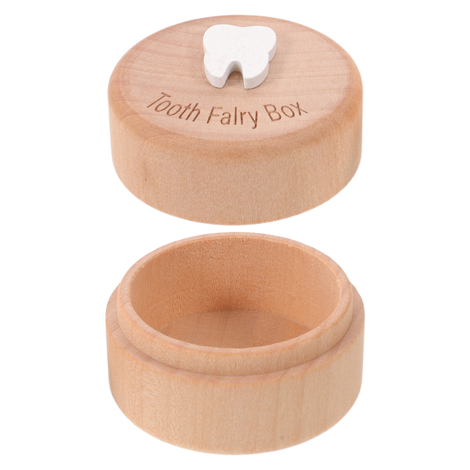 Tooth Fairy Box Wooden Dental  - Baby Keepsake Box avis et prix