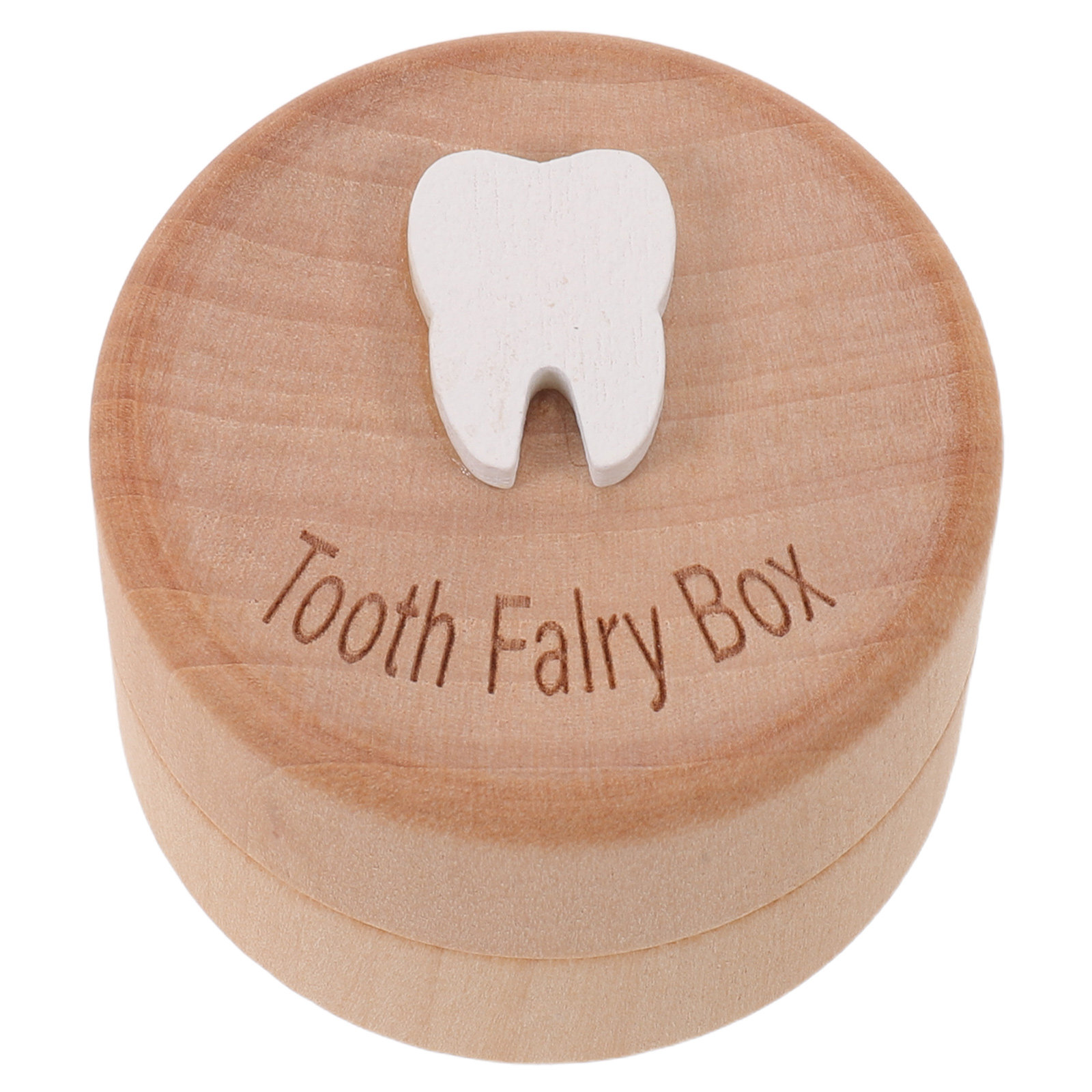 Tooth Fairy Box Wooden Dental  - Baby Keepsake Box avis et prix