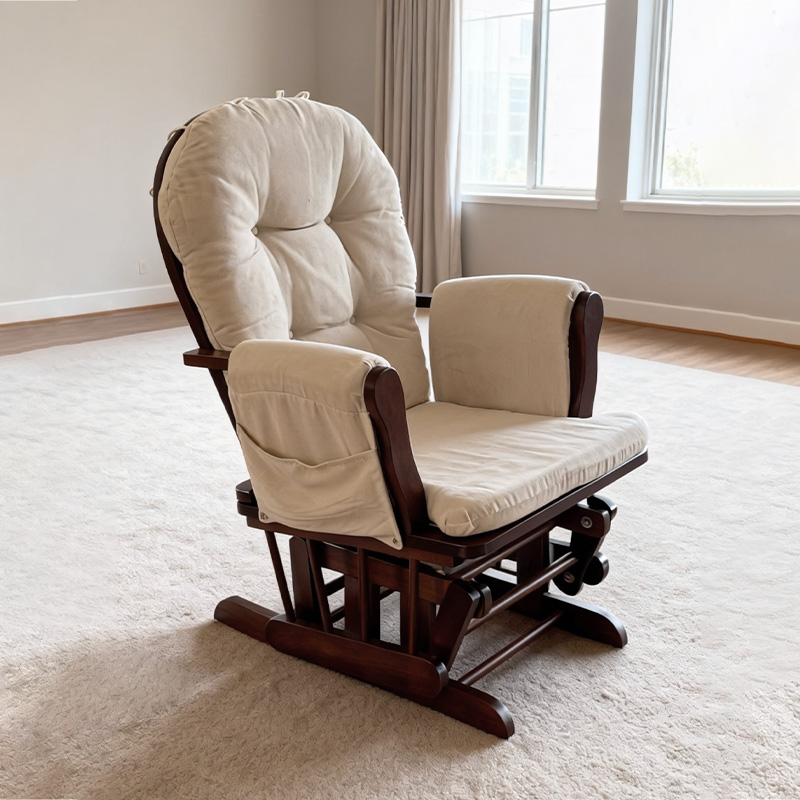 Modern Wood Glider Cushion Mat - Baby Nursery Rocking Chair avis et prix