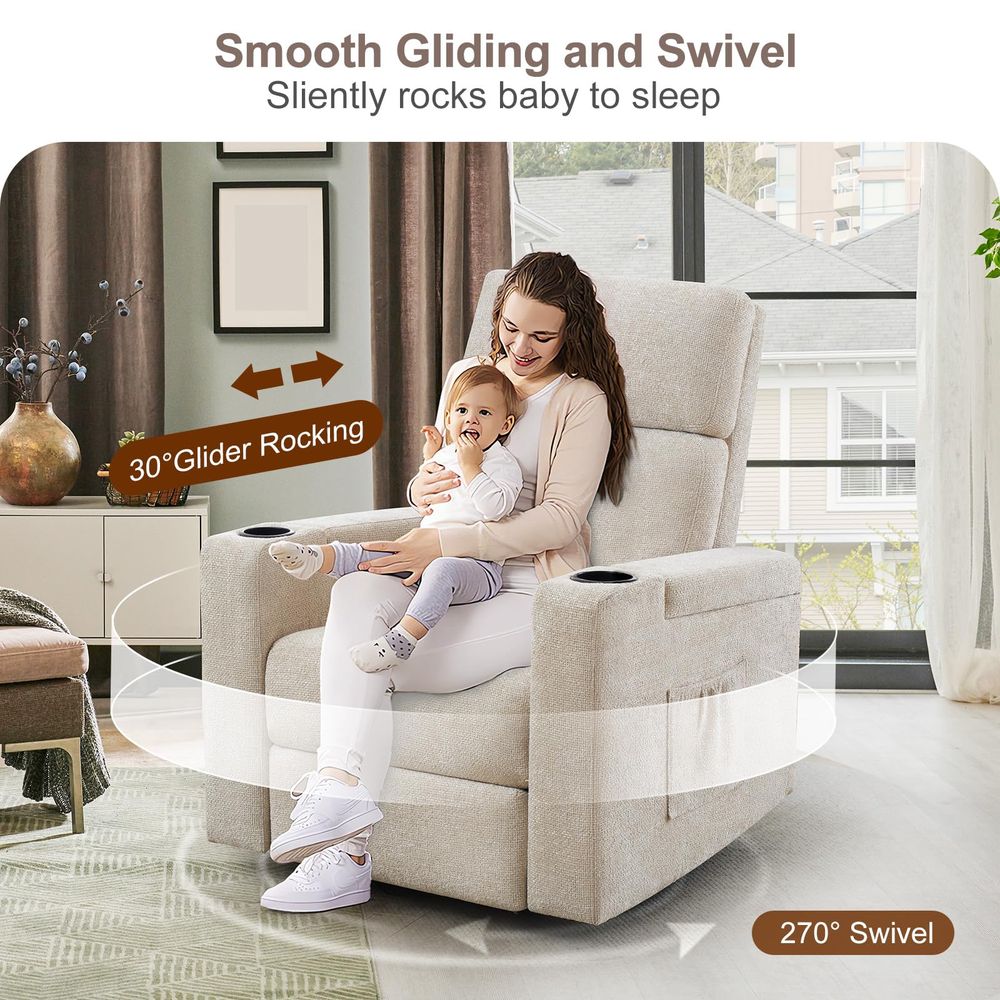 Power Recliner Rocking Chair N - Baby Nursery Rocking Chair avis et prix