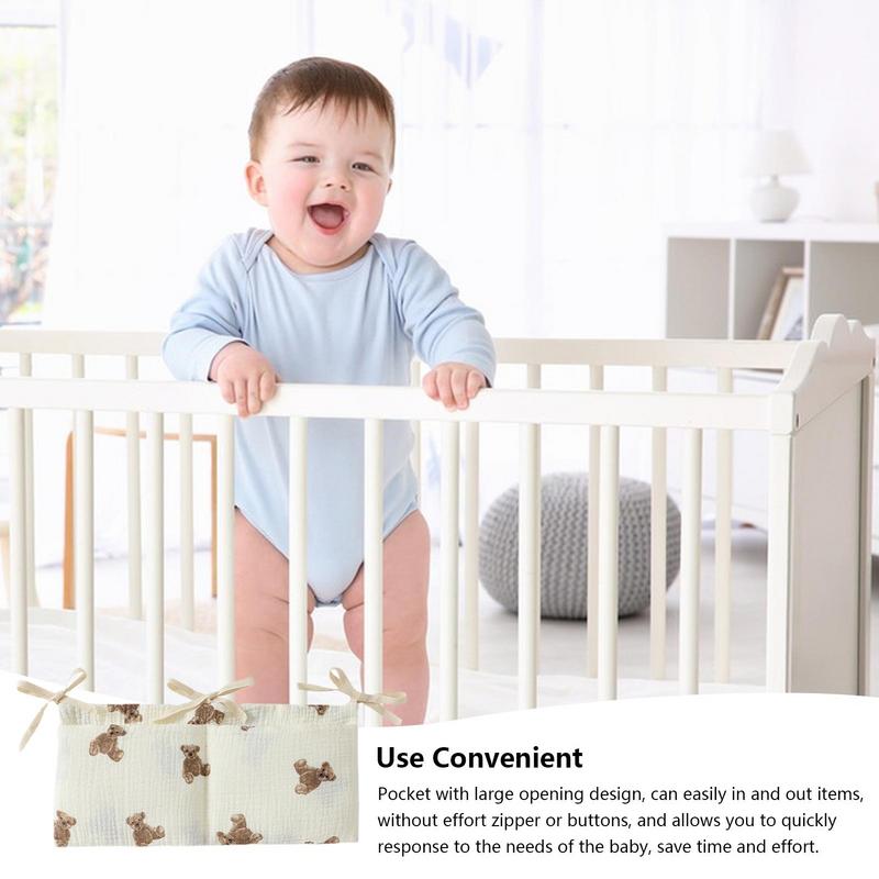 Baby Crib Organizer Cot Caddy  - Baby Nursery Animal Prints avis et prix