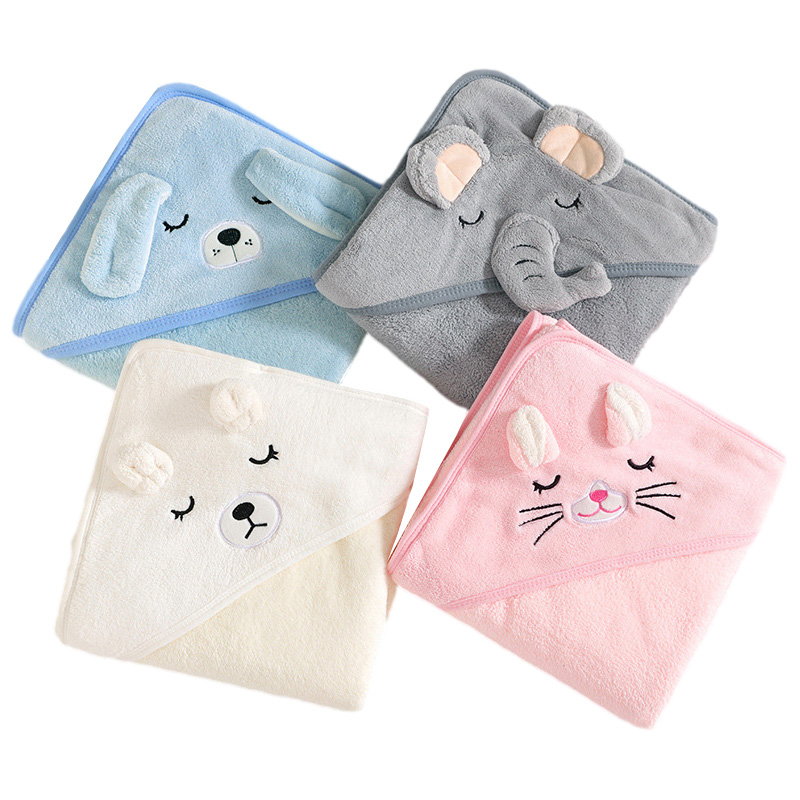 Cartoon Animal Baby Bath Towel - Baby Nursery Accessories avis et prix