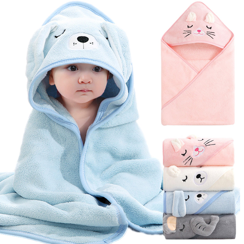 Cartoon Animal Baby Bath Towel - Baby Nursery Accessories avis et prix
