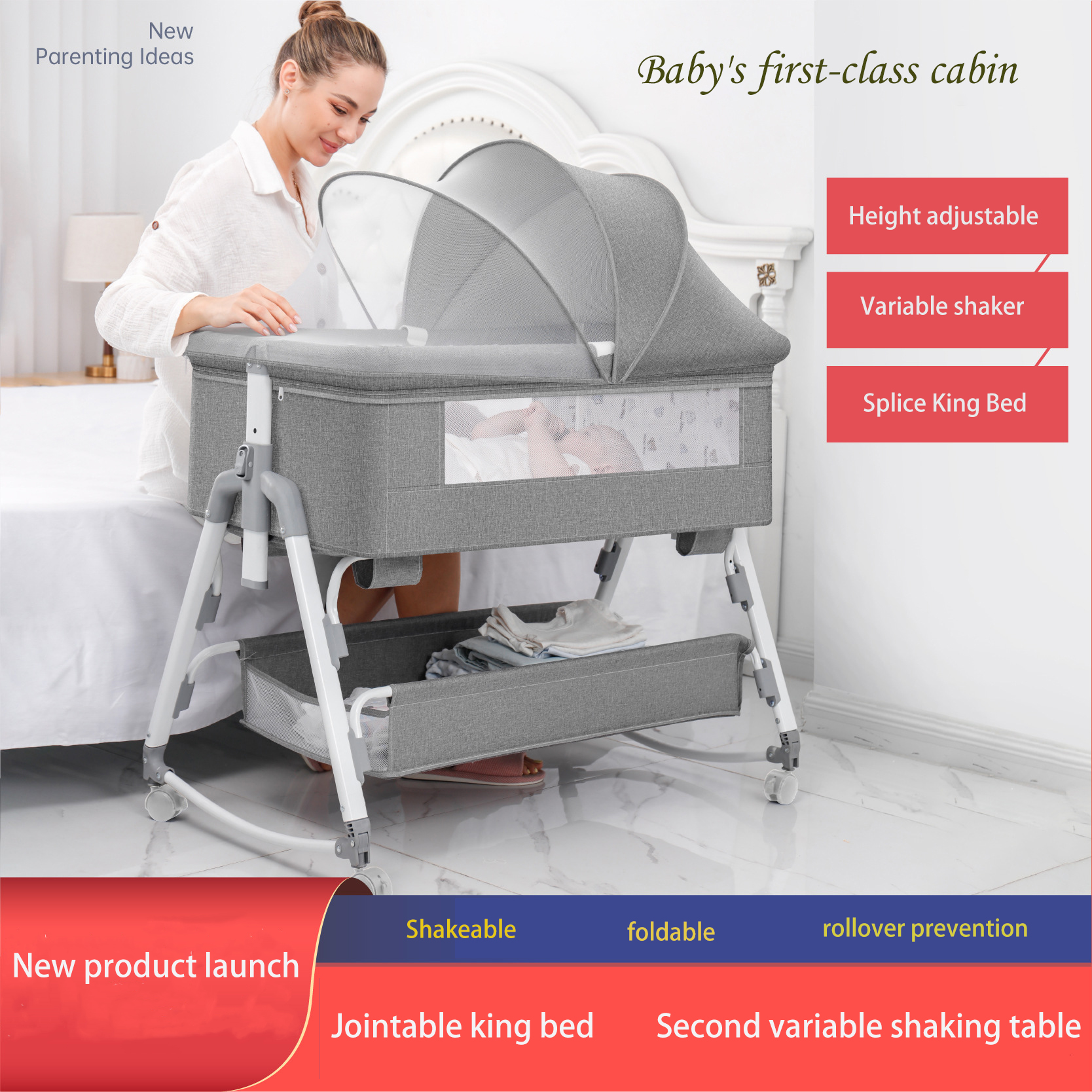 Multifunctional Newborn Baby B - Bassinet Bedside Sleeper avis et prix