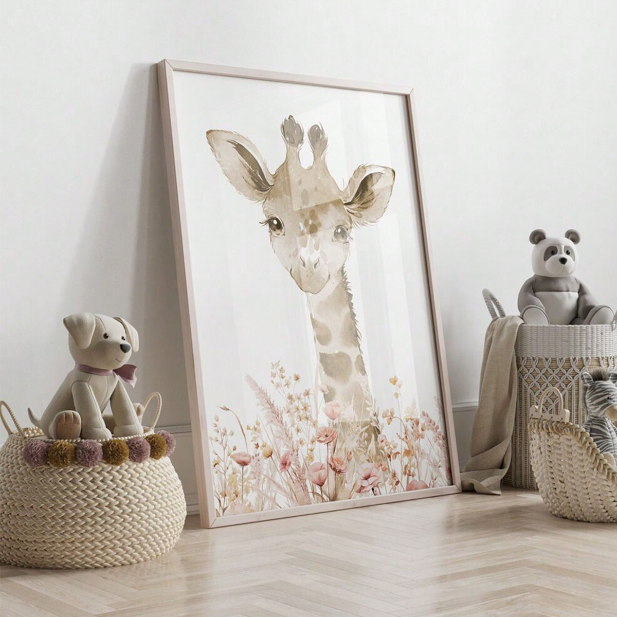 Custom Name Nursery Wall Art S - Animals Baby Nursery avis et prix