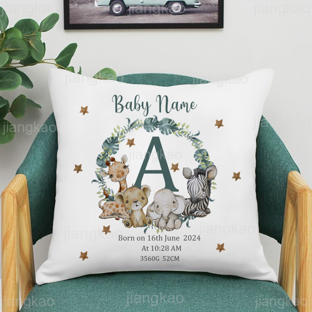 Personalized Safari Animal wit - Baby Nursery Animal Prints avis et prix