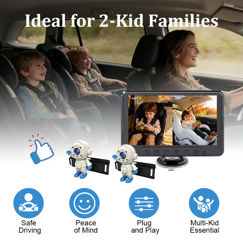 Plug & Play Baby Car Camera fo - Baby Monitor Split Screen avis et prix