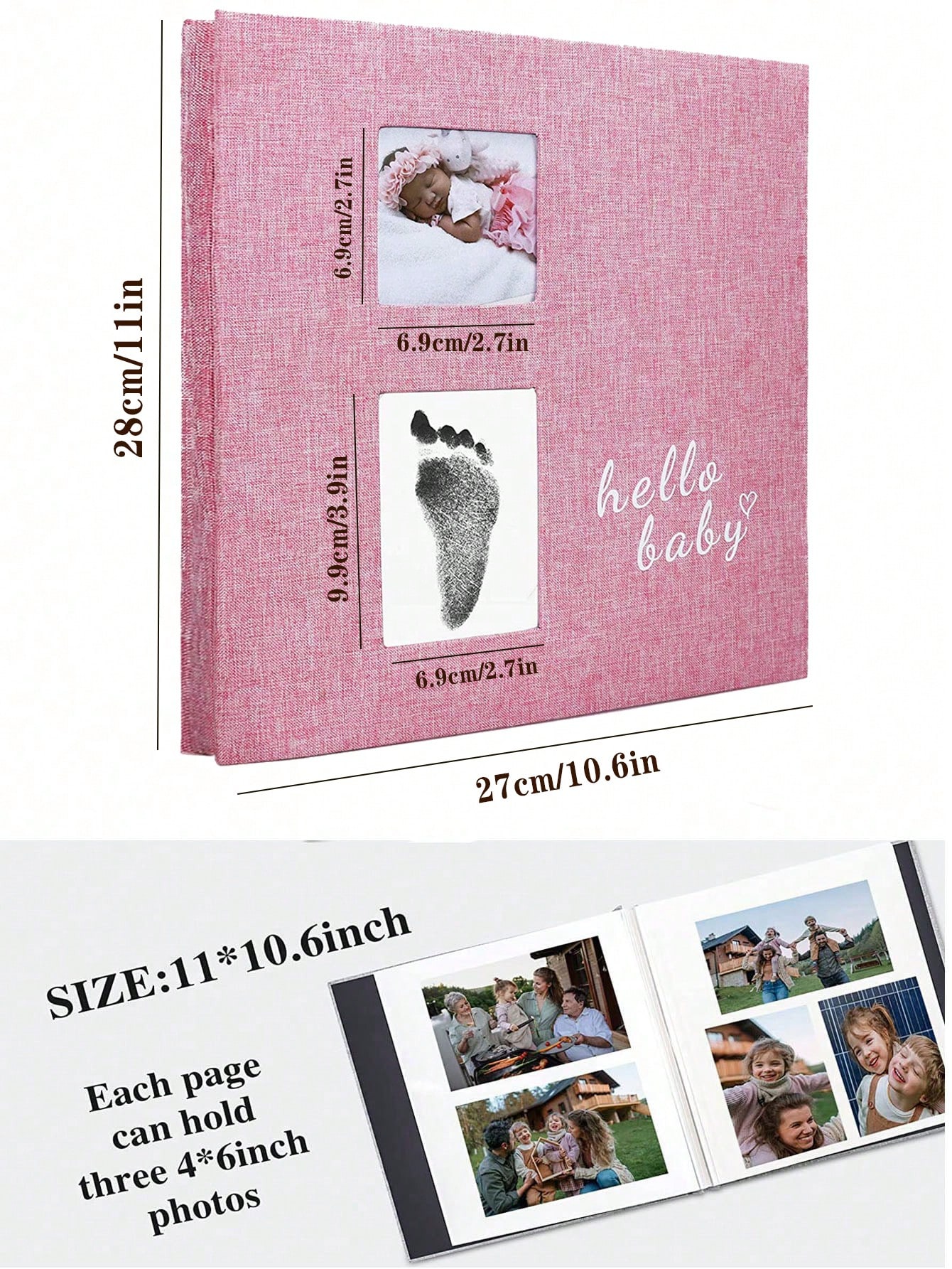 Baby photo album self-adhesive - Baby Nursery Books avis et prix
