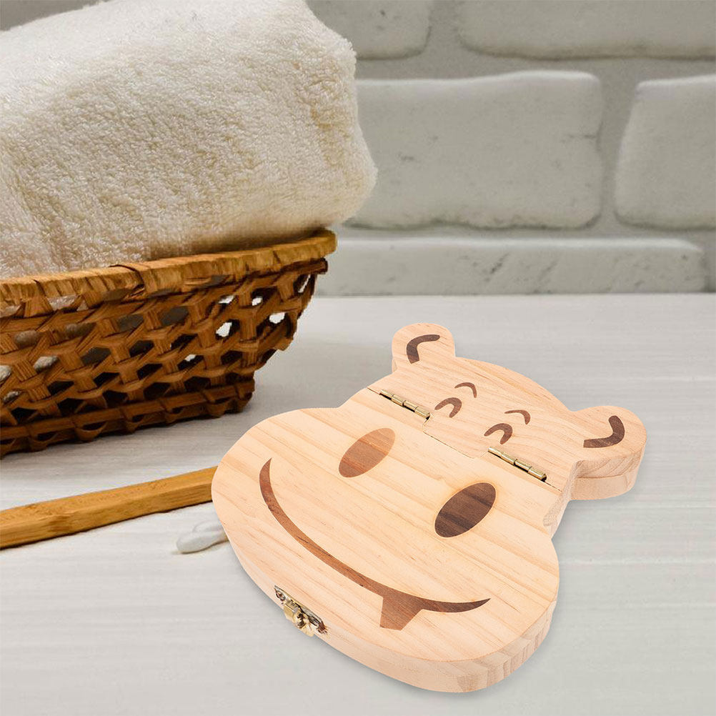 2Set Wooden Baby Tooth Contain - Baby Keepsake Box avis et prix