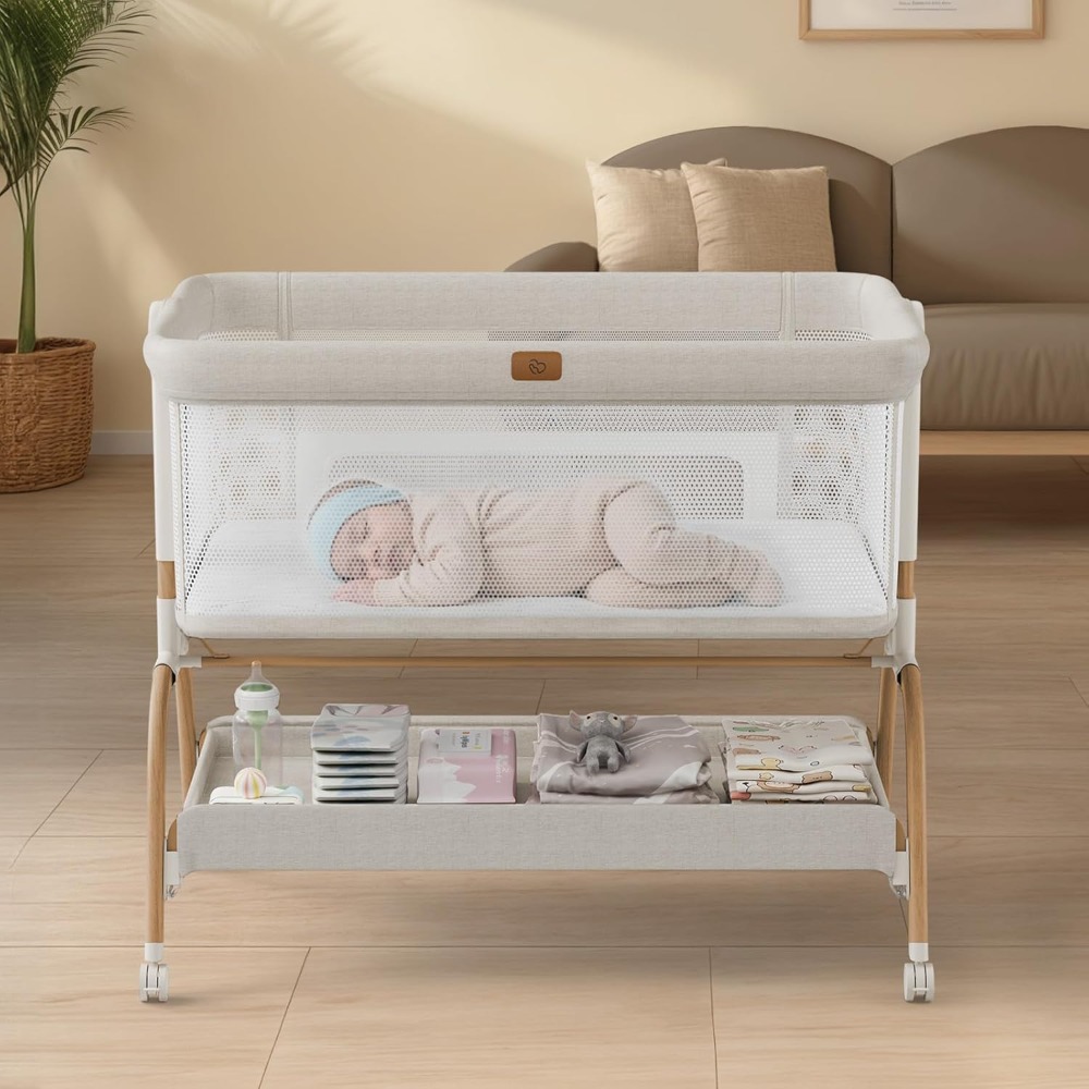 Bassinet Bedside Crib, 3-in-1  - Bassinet Bedside Sleeper avis et prix