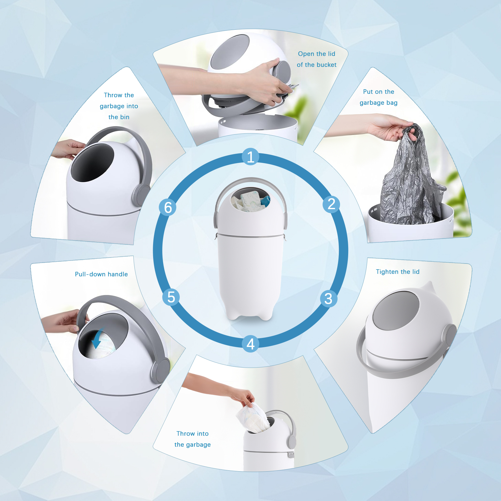 Odorless Diaper Pail, Airtight - Baby Nursery Bags avis et prix