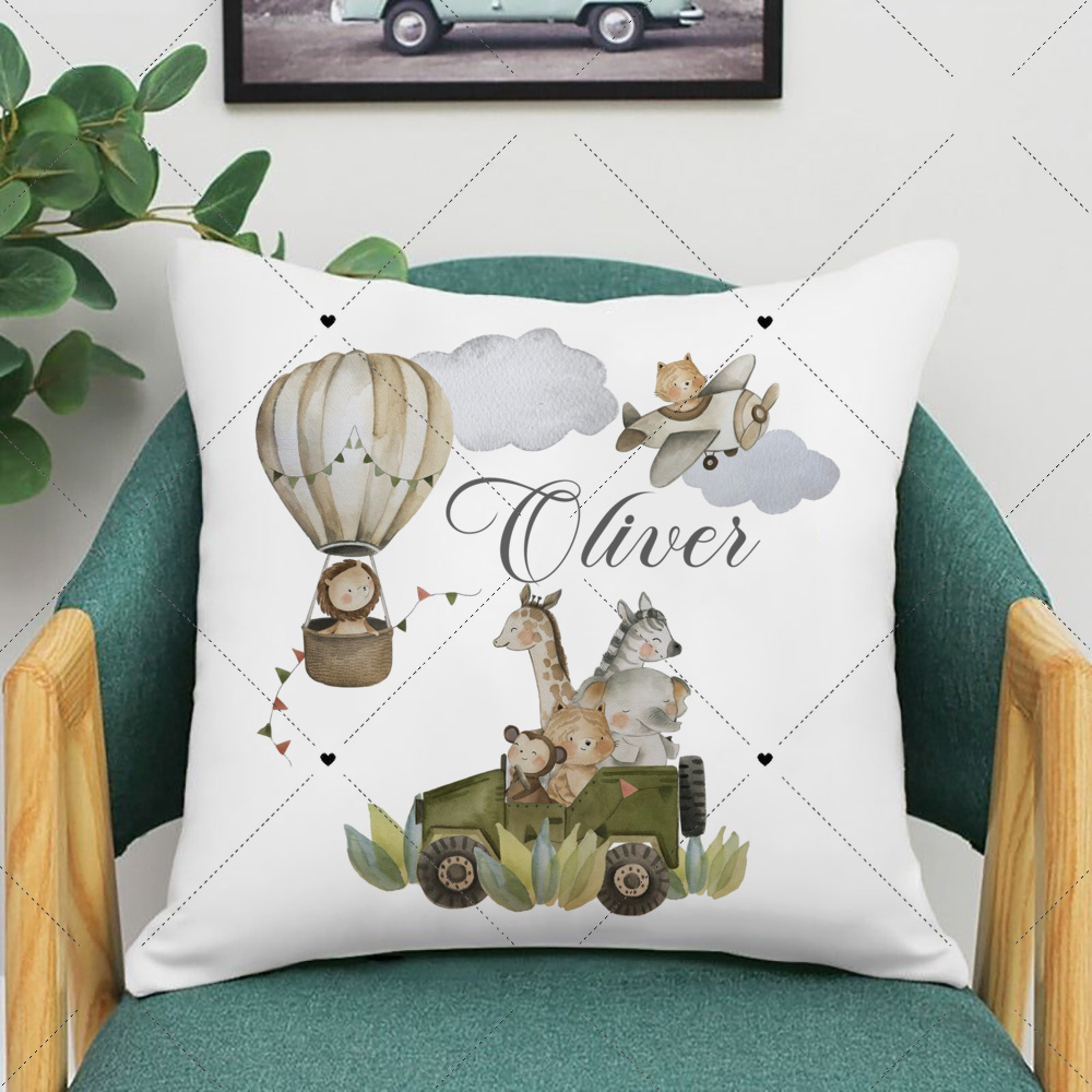 Personalised Woodland Animal P - Baby Nursery Animal Prints avis et prix