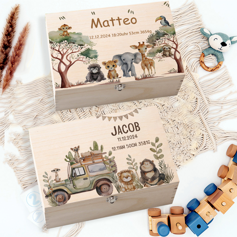 Personalized Memory Box with T - Baby Keepsake Box avis et prix