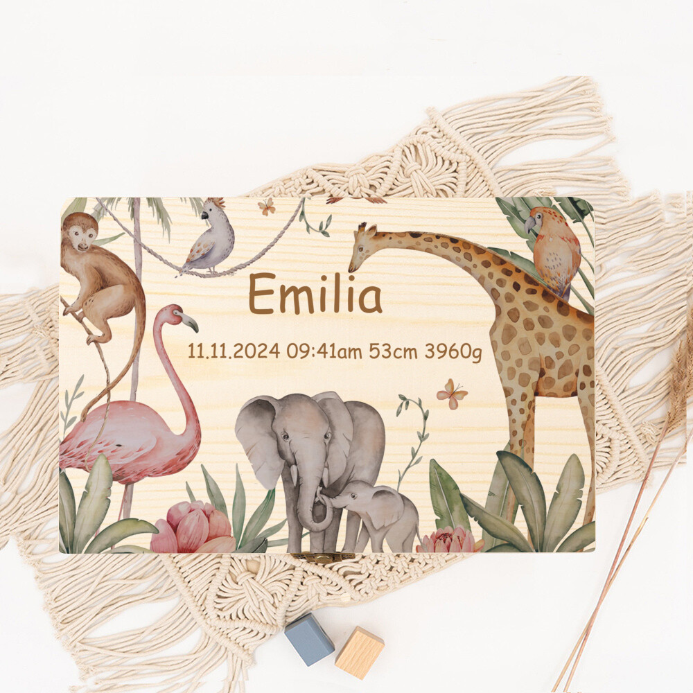 Personalized Memory Box with T - Baby Keepsake Box avis et prix