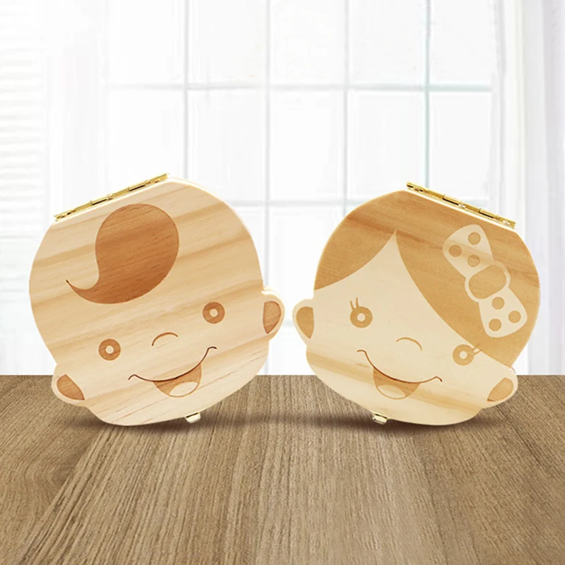 Baby Tooth Box Wooden Kids Mil - Baby Keepsake Box avis et prix