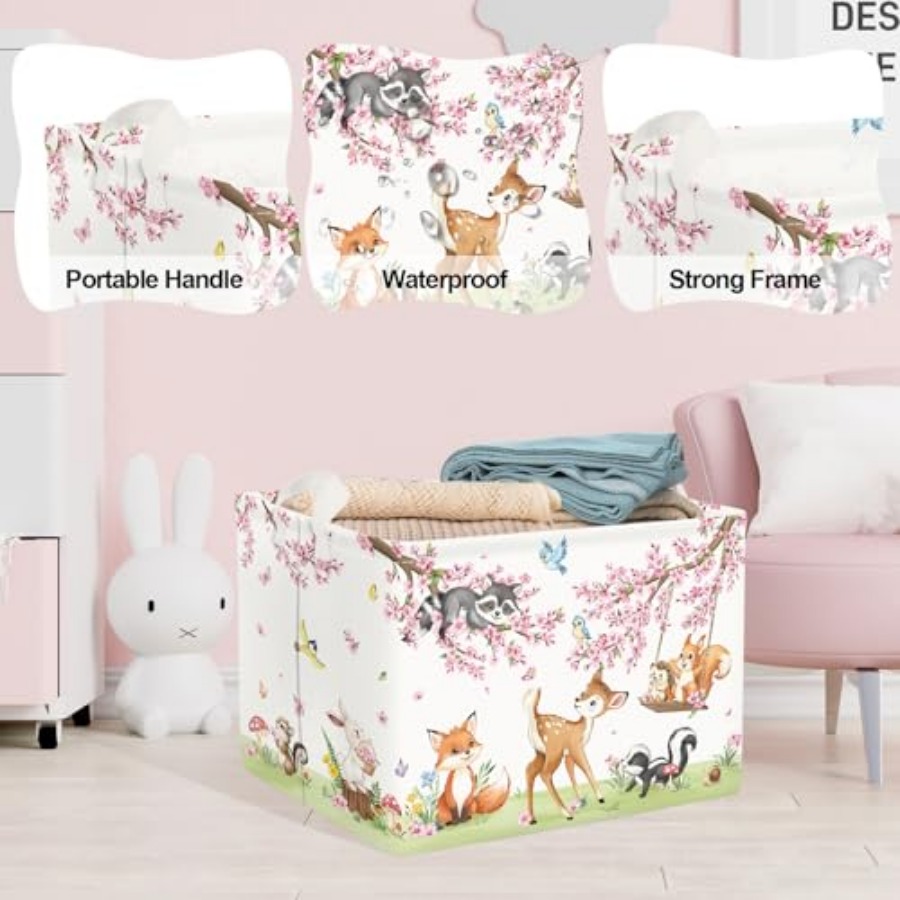 Forest Animal Baby Storage Bas - Animals Baby Nursery avis et prix