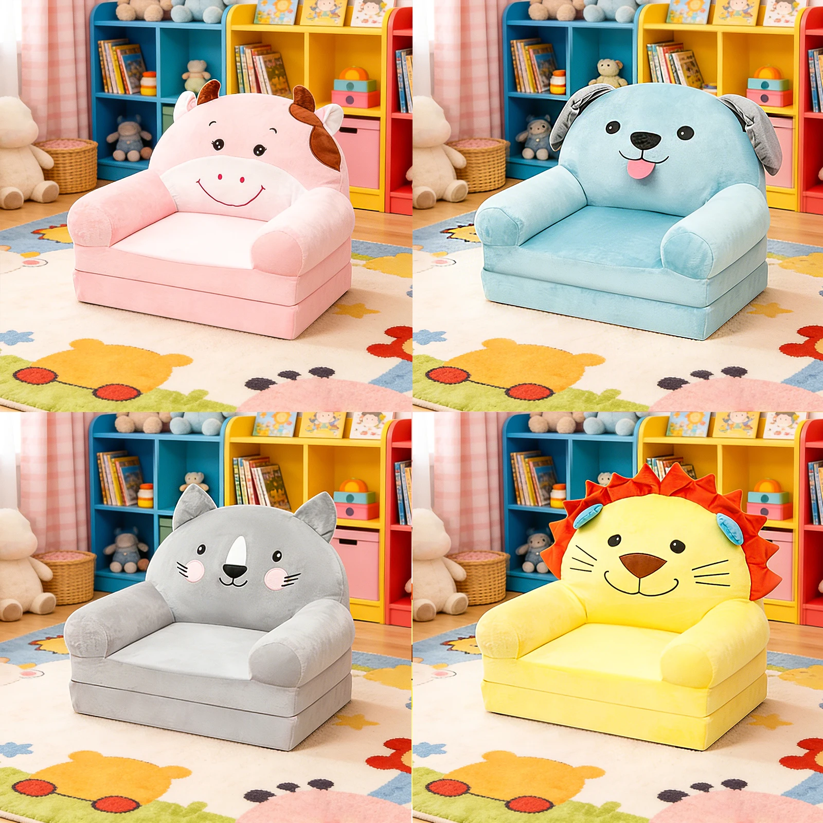 Foldable Kids Sofa Baby Seat C - Baby Nursery Chair avis et prix