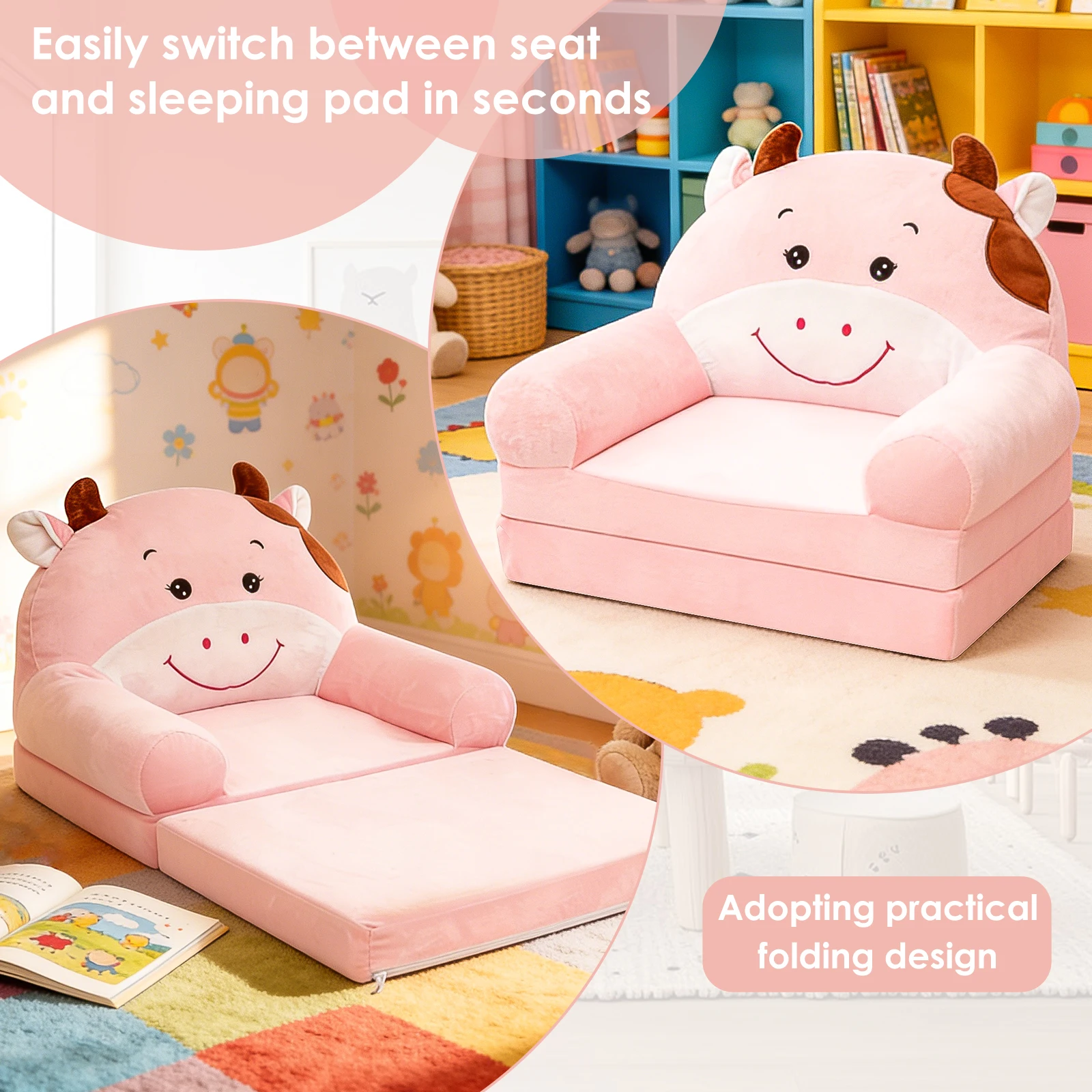 Foldable Kids Sofa Baby Seat C - Baby Nursery Chair avis et prix