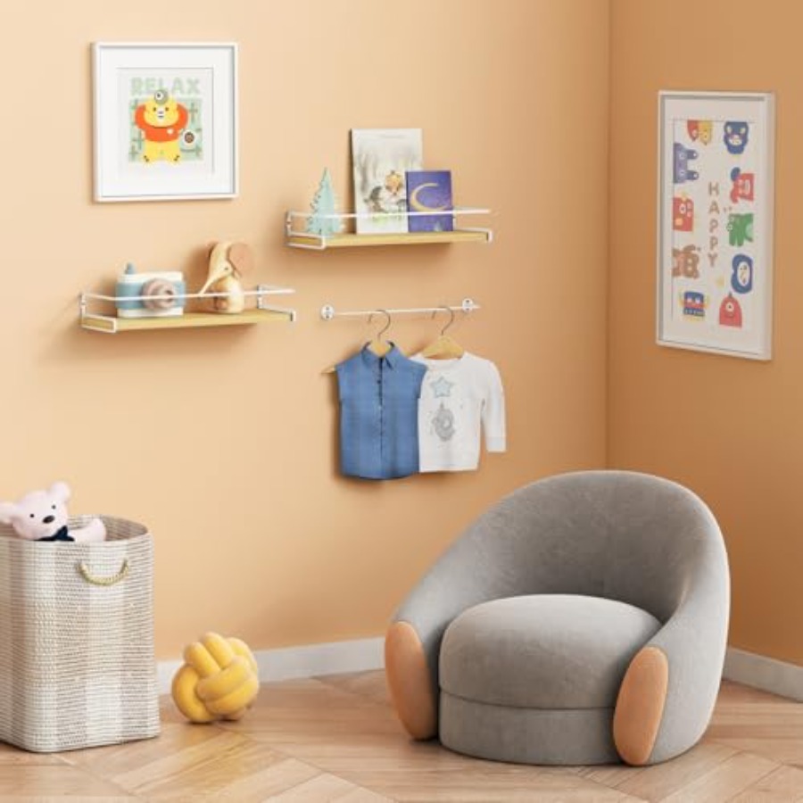 Floating Shelves for Wall with - Baby Nursery Books avis et prix