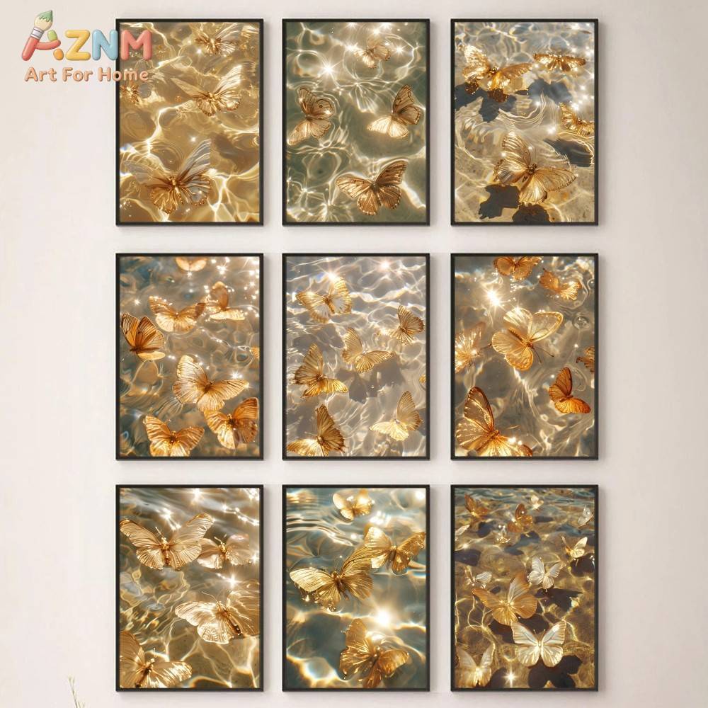 AZNM Cute Cartoon Animal Canva - Baby Nursery Animal Prints avis et prix