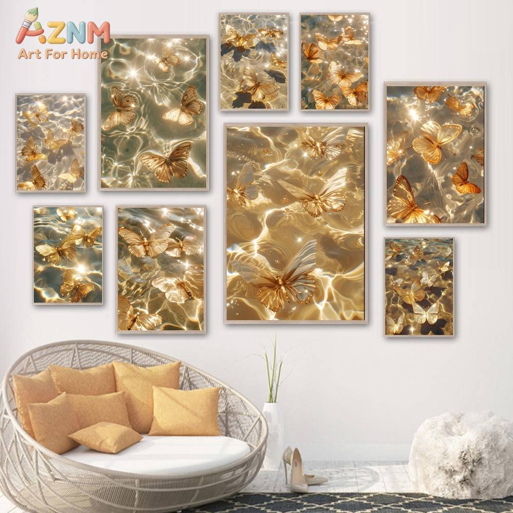 AZNM Cute Cartoon Animal Canva - Baby Nursery Animal Prints avis et prix