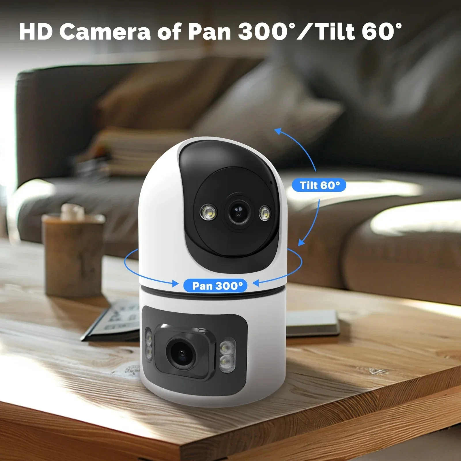 8MP WiFi IP Camera Baby Monito - Baby Monitor Split Screen avis et prix