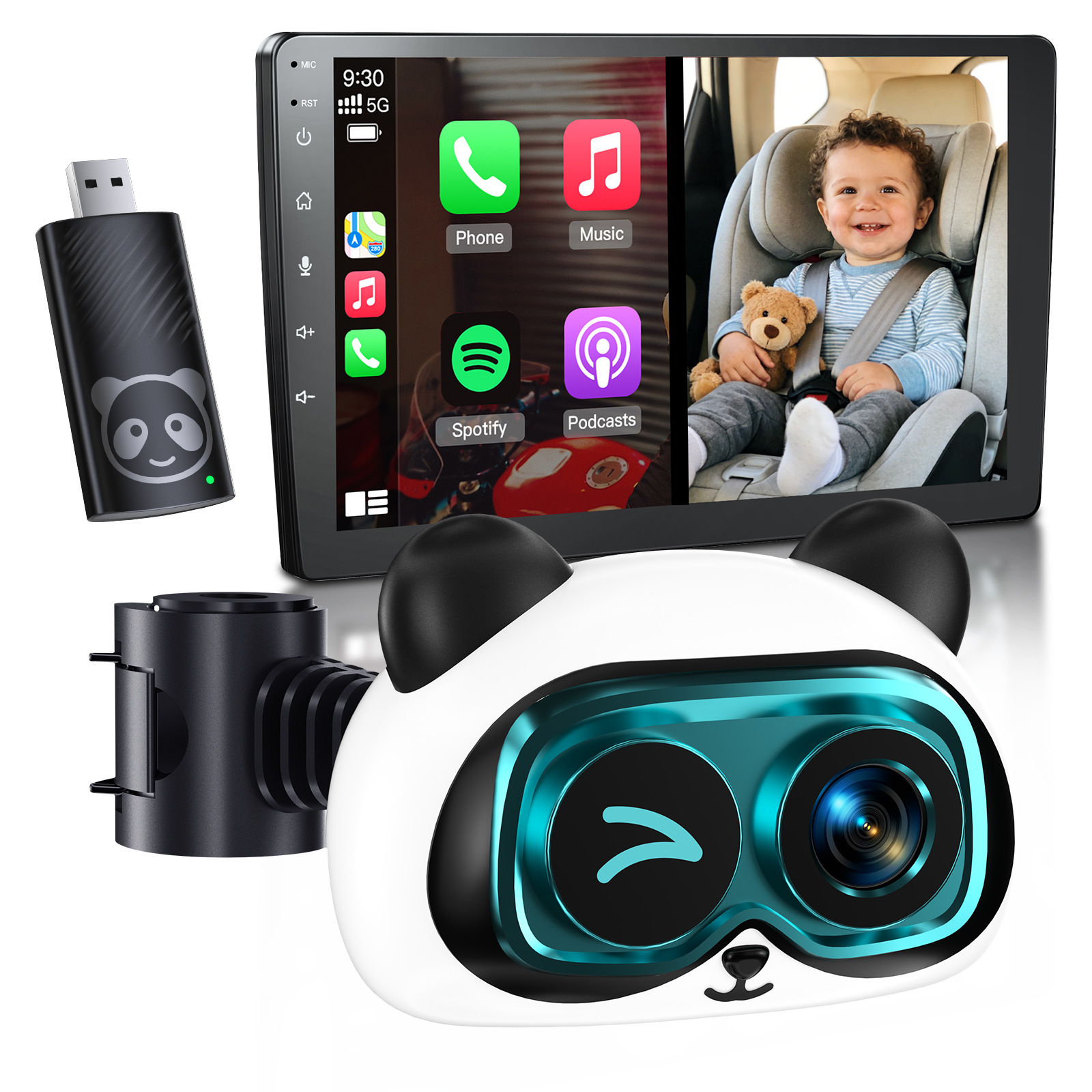 Cabin Care 2in1 Wireless CarPl - Baby Monitor Split Screen avis et prix
