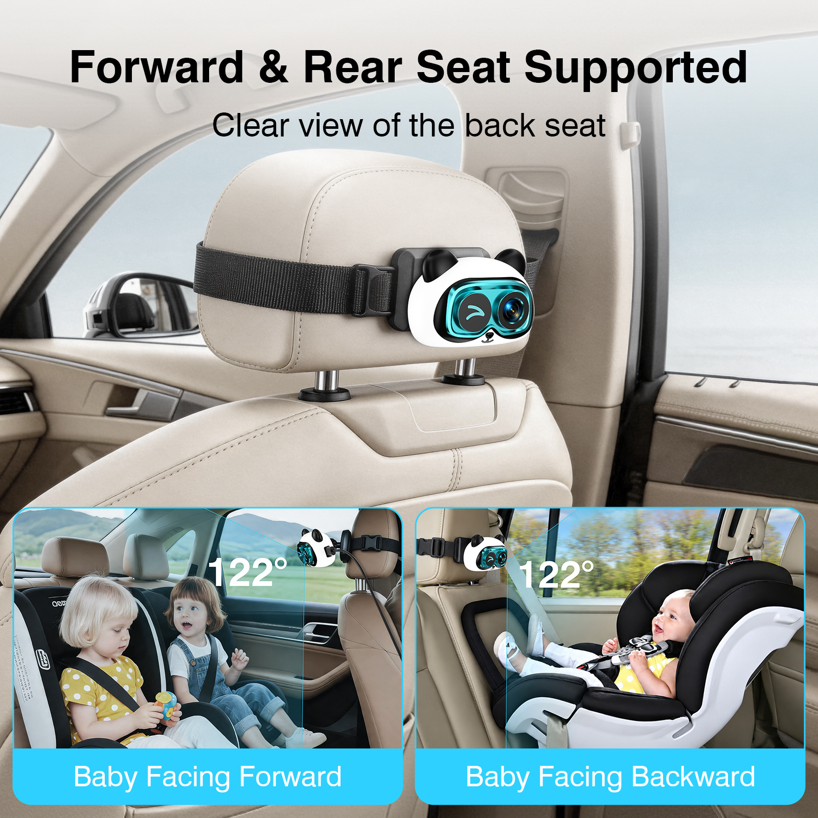 Cabin Care 2in1 Wireless CarPl - Baby Monitor Split Screen avis et prix