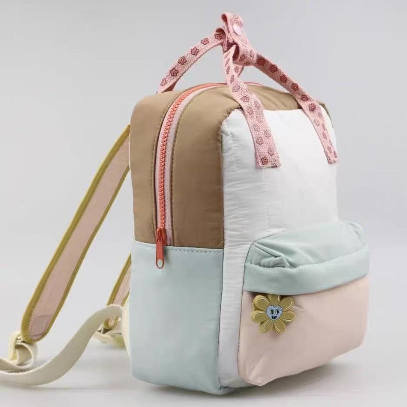 Cute Dopamine Color Blocking K - Baby Nursery Backpack avis et prix