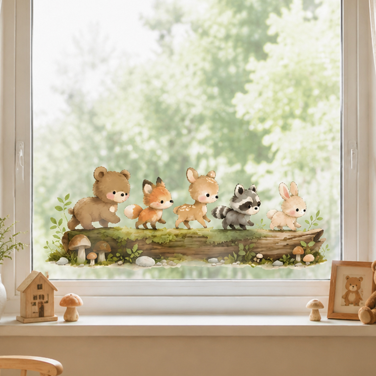 Nursery Forest Animals Window  - Animals Baby Nursery avis et prix