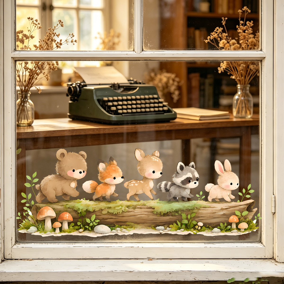 Nursery Forest Animals Window  - Animals Baby Nursery avis et prix
