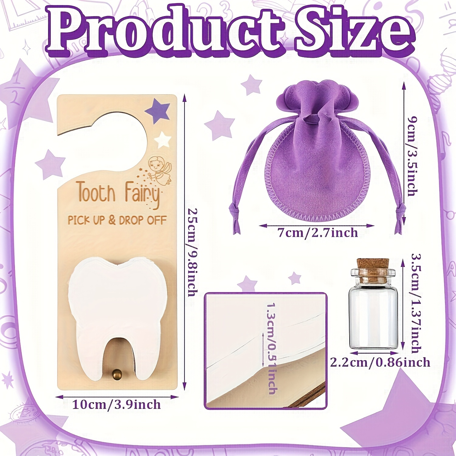 Tooth Fairy Door Sign Decorati - Baby Keepsake Box avis et prix