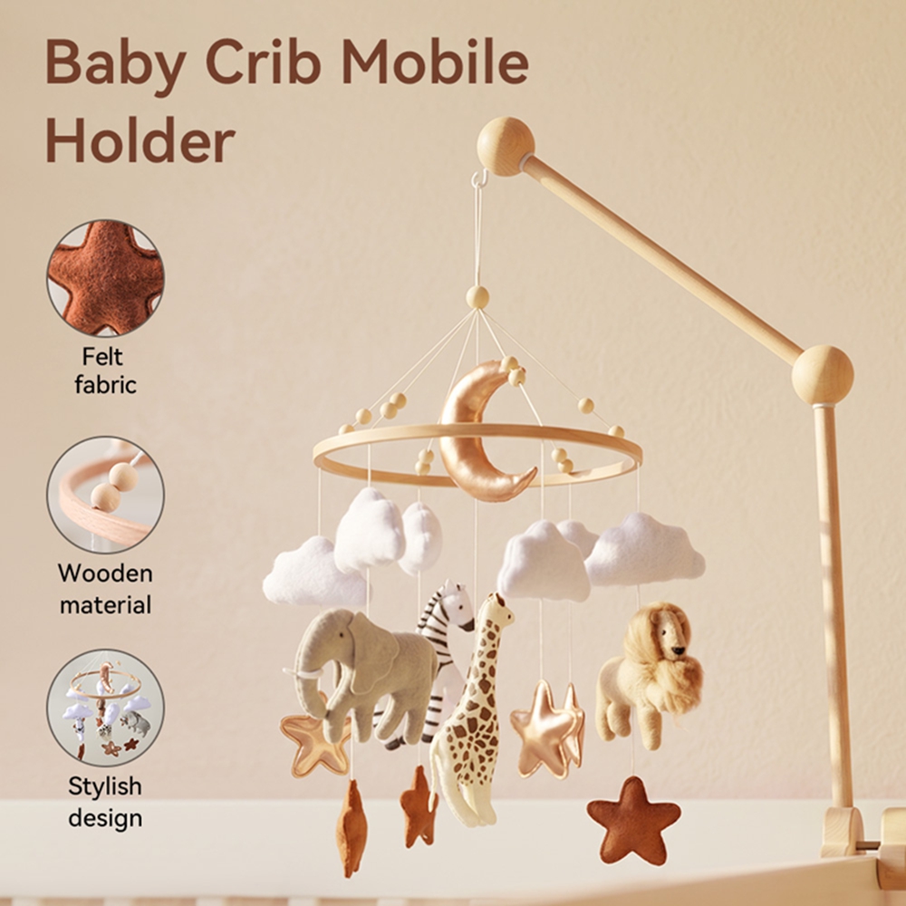 Wooden Bed Bell Baby Crib Mobi - Baby Nursery Music avis et prix