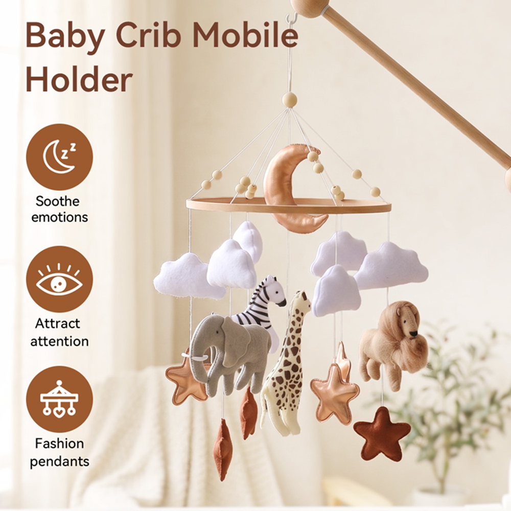Wooden Bed Bell Baby Crib Mobi - Baby Nursery Music avis et prix
