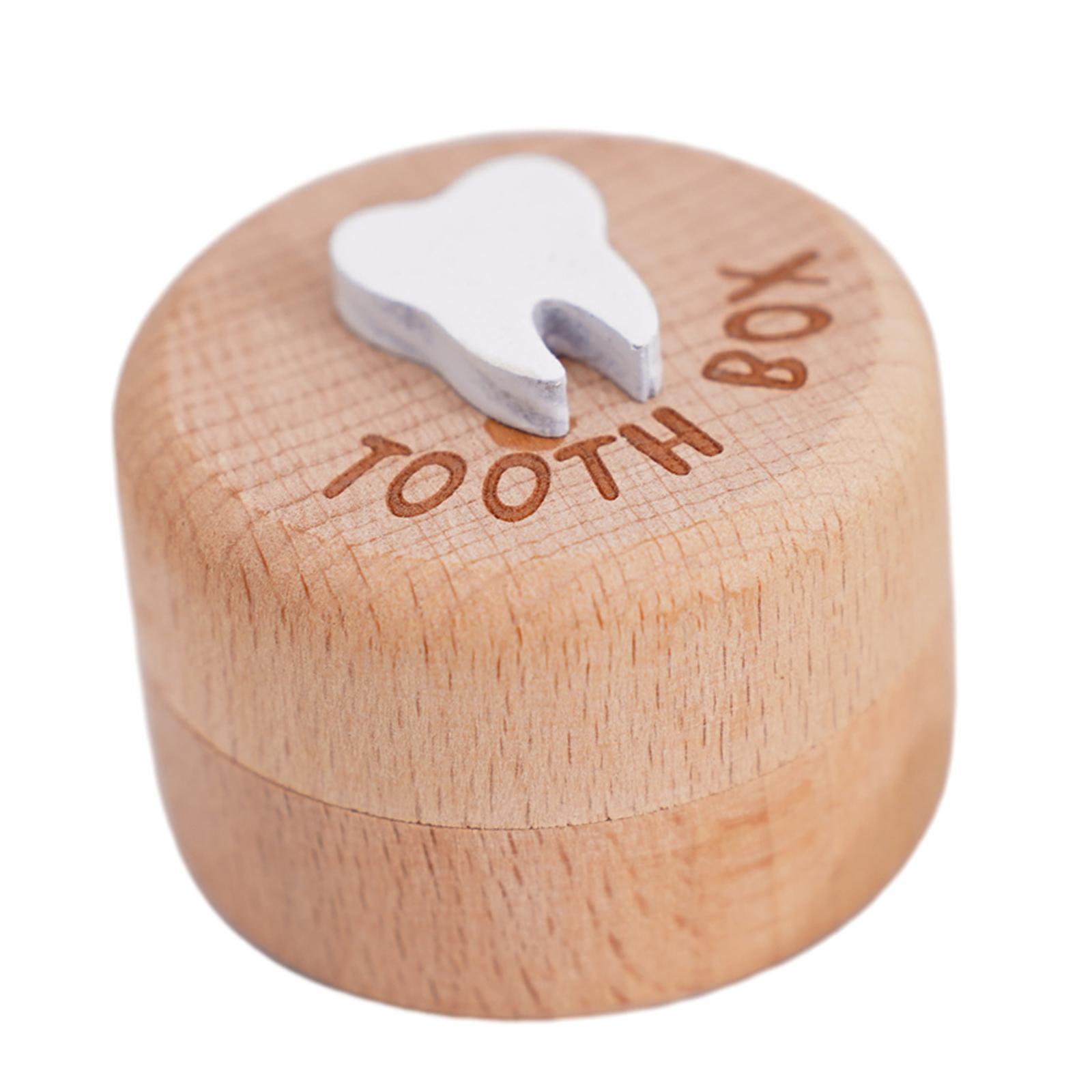 Wooden Teeth Storage Organizer - Baby Keepsake Box avis et prix