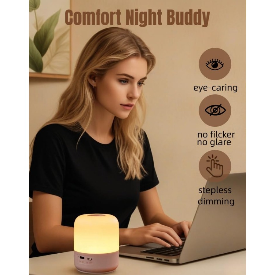 Portable Baby Night Light, 3 C - Baby Nursery Table Lamp avis et prix