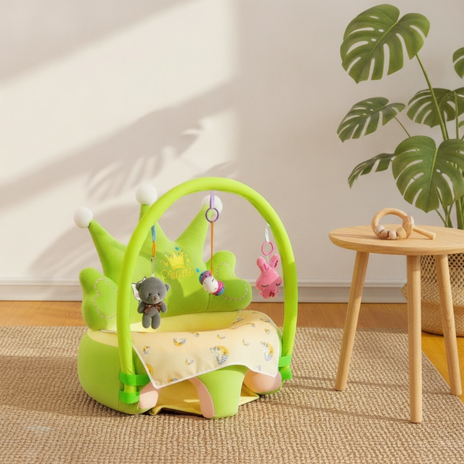 Baby Floor Seat with Toy Bar S - Baby Nursery Chair avis et prix