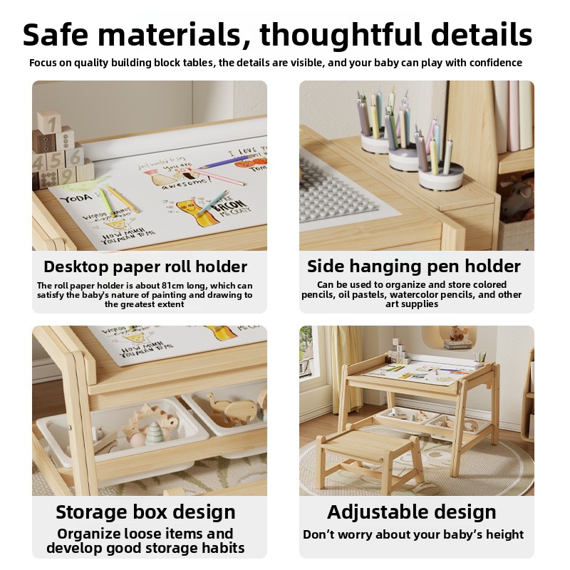Solid wood tables and chairs,  - Baby Nursery Chair avis et prix
