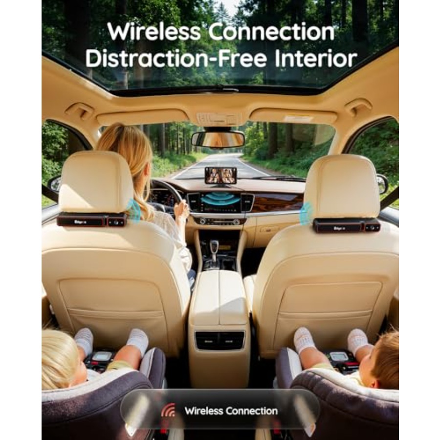 Baby monitor for car use, ABS  - Baby Monitor Split Screen avis et prix