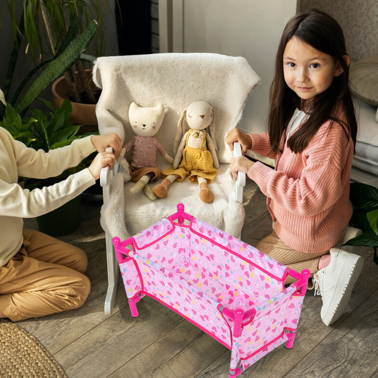 Miniature Baby Bed Crib Creati - Baby Nursery Accessories avis et prix